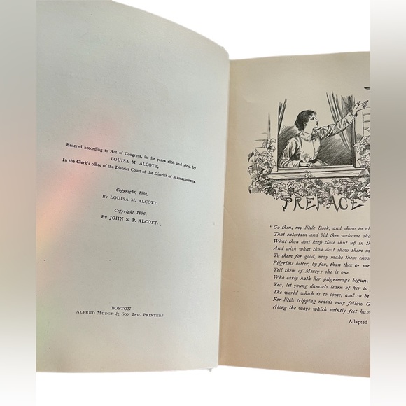 Vintage Little Women, Meg,Jo,Beth, and Amy by Lousia M. Alcott 1896 - Picture 3 of 5